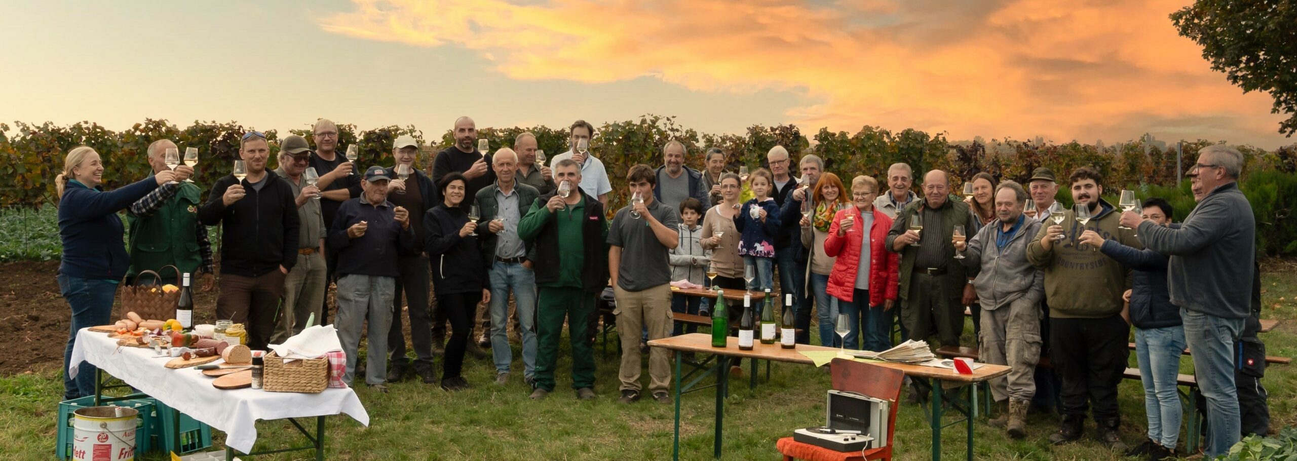 Gruppenfoto vom Winzerkeller Seewinkel